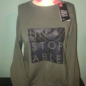 New UA unstoppable open back long sleeve.